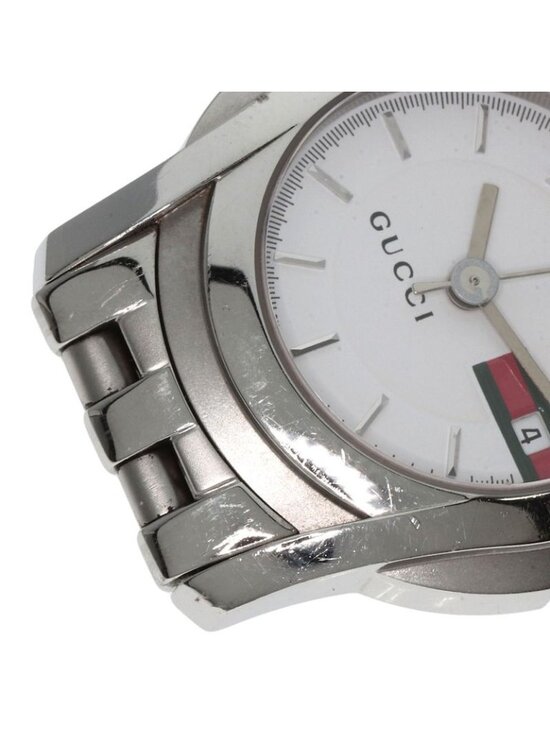 Gucci Round Face Watch SS